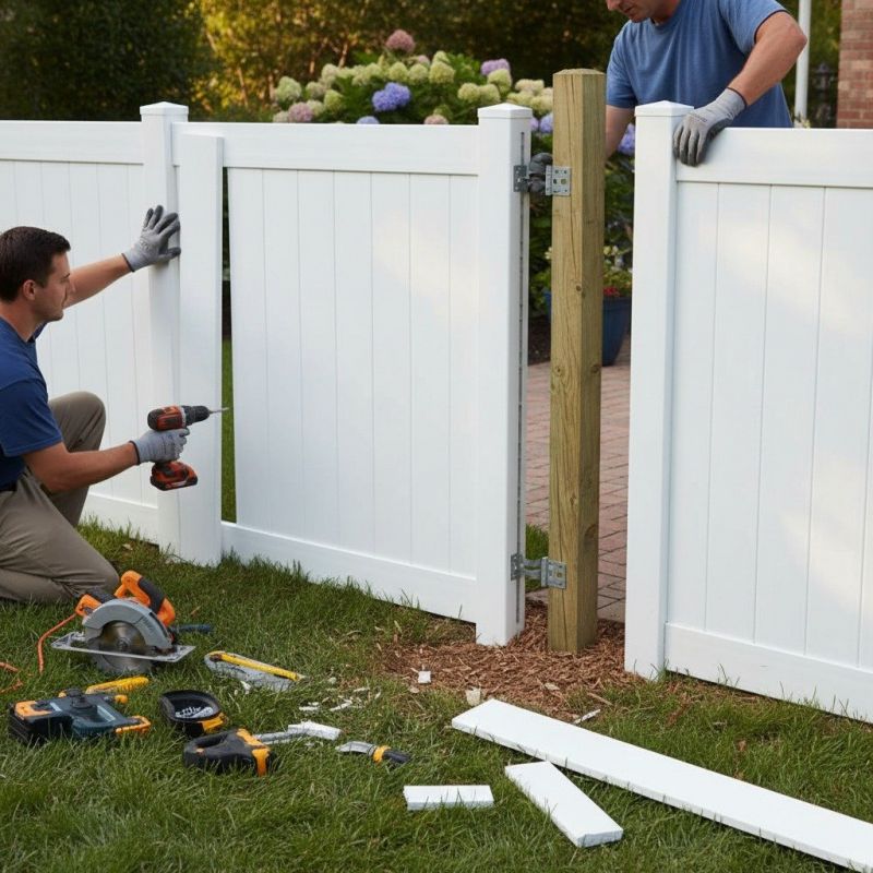 Pvc Fence Installation